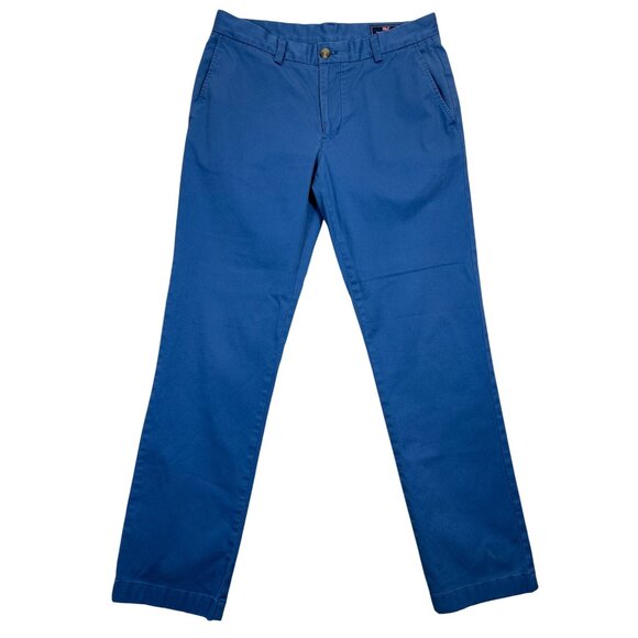 Vineyard Vines Breaker Pants Mens 32x32‎ Blue Slim Fit Stretch - Picture 1 of 7
